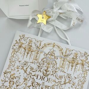 LIKE NEW Dior Holiday Shopping Bag 2025